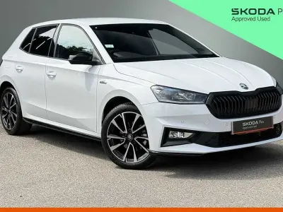 Used Skoda Fabia Monte Carlo 85 HP (62 kW) 2025 White Hatchback