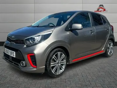 Used Kia Picanto GT-Line 66 HP (48 kW) 2017 Silver Hatchback