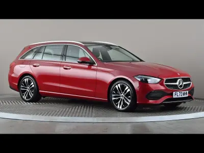 Used Mercedes C200 Exclusive Luxury 2023 Red Estate