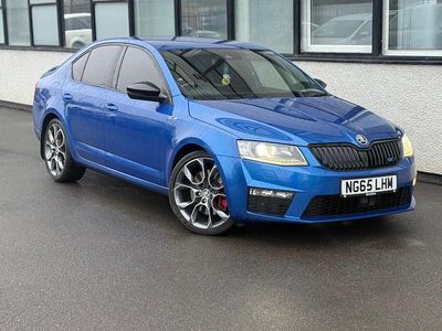 Used Skoda Octavia vRS 181 HP (133 kW) 2015 Blue Hatchback