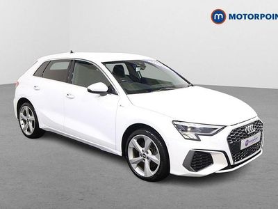 White Used 2021 Audi A3 e-tron S-Line Hatchback | £19,499 (A bit pricey)