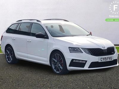 Used Skoda Octavia vRS 245 HP (180 kW) 2019 White Estate