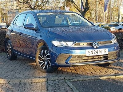 Used VW Polo Life 95 HP (69 kW) 2024 Blue Hatchback