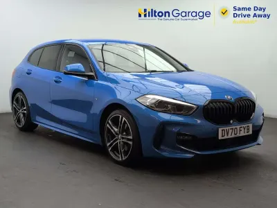 Used BMW 118 M Sport 138 HP (101 kW) 2020 Blue Hatchback
