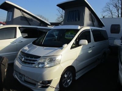 used Toyota Alphard CAMPER VAN