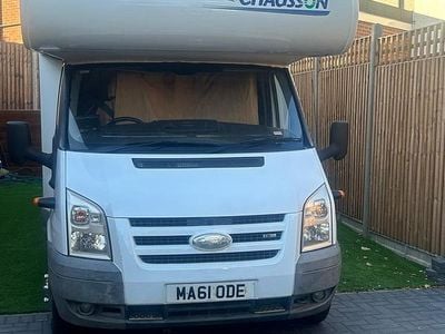 Used Ford Transit 140 HP (102 kW) 2011 White Cabriolet