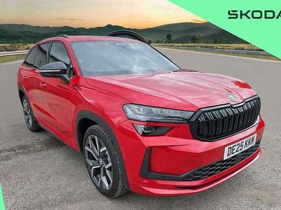 Red Used 2025 Skoda Kodiaq SportLine SUV | £37,000 (Expensive)