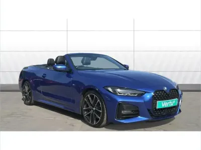 Used BMW 420 M Sport 187 HP (137 kW) 2022 Blue Cabriolet