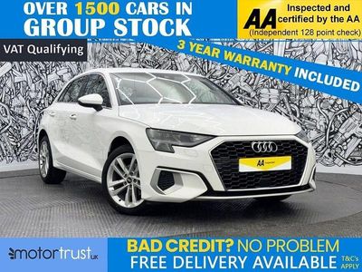 White Used 2021 Audi A3 Sportback Sport Hatchback | £18,000 (Fair price)