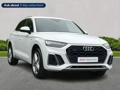 Used Audi Q5 S-Line 204 HP (150 kW) 2023 White SUV