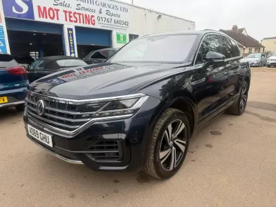 Used VW Touareg R-line 286 HP (210 kW) 2019 Blue SUV