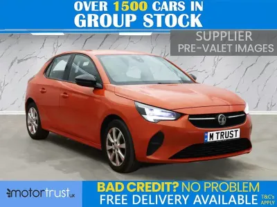 Used Vauxhall Corsa Design Edition 75 HP (55 kW) 2022 Orange Hatchback