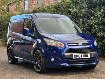 Begagnad Ford Transit Connect Limited 115 HK (84 kW) 2014 Blå Minibuss