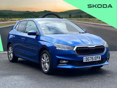 Used Skoda Fabia SE L 116 HP (85 kW) 2025 Blue Hatchback