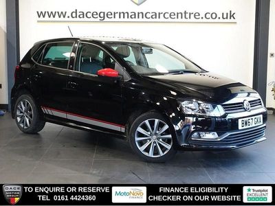 Used VW Polo R-line 90 HP (66 kW) 2018 Black Hatchback