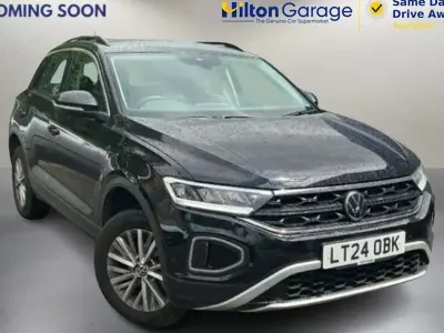Usado VW T-Roc Life 150 CV (110 kW) 2024 Negro SUV