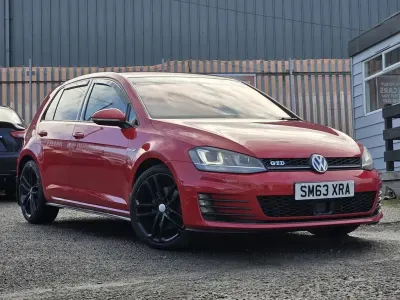 Used VW Golf VII GTD 181 HP (133 kW) 2013 Red Hatchback