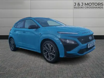 Used Hyundai Kona N Line 120 HP (88 kW) 2022 Blue SUV