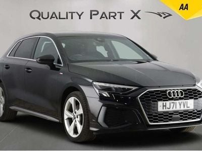 Begagnad Audi A3 Sportback e-tron S-Line 2021 Svart Halvkombi