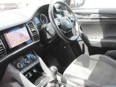Used Skoda Kodiaq SE L 150 HP (110 kW) 2021 Moon white metallic SUV