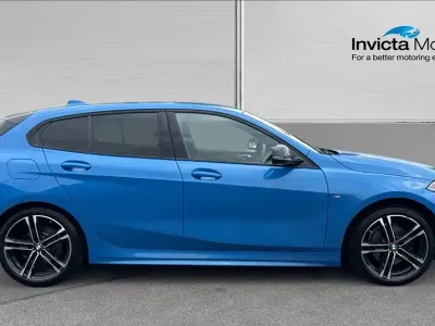 Used BMW 118 M Sport 150 HP (110 kW) 2021 Blue Hatchback