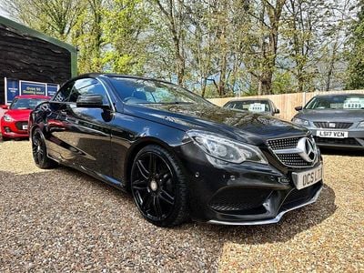 Begagnad Mercedes E220 AMG line 2016 Svart Cab