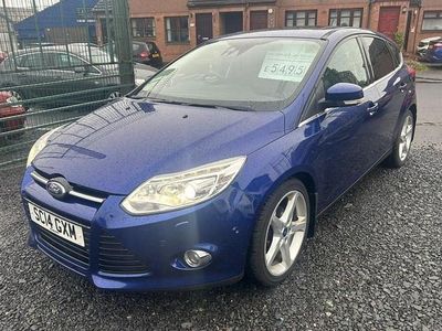 Used Ford Focus Titanium X 115 HP (84 kW) 2014 Blue Hatchback