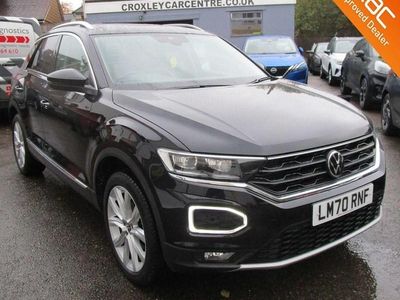 Used VW T-Roc SEL 150 HP (110 kW) 2020 Black SUV