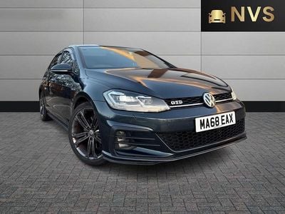 Used VW Golf VII GTD 184 HP (135 kW) 2018 Blue Hatchback