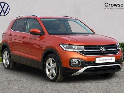 Used VW T-Cross SEL 2021 Orange SUV
