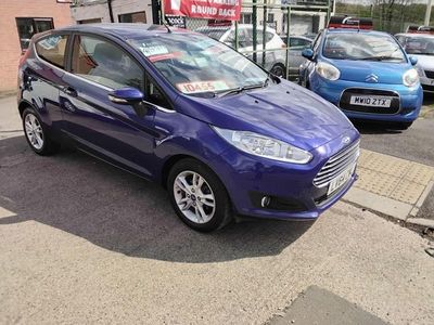 Used Ford Fiesta Zetec 82 HP (60 kW) 2014 Blue Hatchback