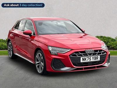 Used Audi A3 S-Line 147 HP (108 kW) 2025 Red Hatchback