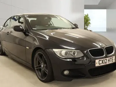 Used BMW 320 Cabriolet M Sport 2012 Black Cabriolet
