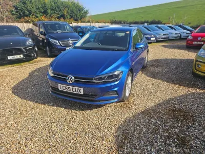 Used VW Polo Match 95 HP (69 kW) 2020 Blue Hatchback