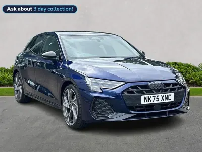 Used Audi A3 S-Line 150 HP (110 kW) 2025 Blue Hatchback