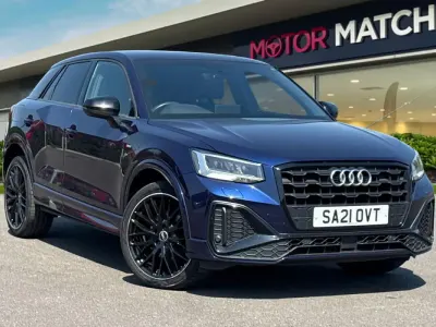 Used Audi Q2 Black Edition 150 HP (110 kW) 2021 Blue SUV