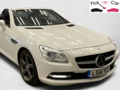 Used Mercedes SLK250 2014 White Cabriolet