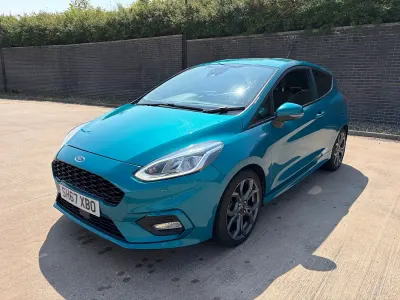 Used Ford Fiesta ST-Line 100 HP (73 kW) 2017 Blue Hatchback