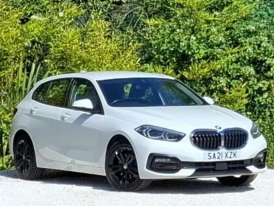 Used BMW 118 Coupé Sport Line 136 HP (100 kW) 2021 White Coupe