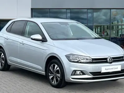 Used VW Polo Match 95 HP (69 kW) 2021 Reflex silver metallic Hatchback