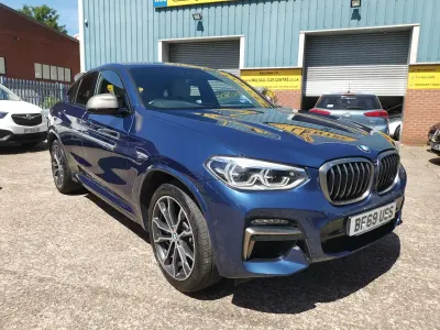 Used BMW X4 M Sport 349 HP (256 kW) 2020 Blue SUV