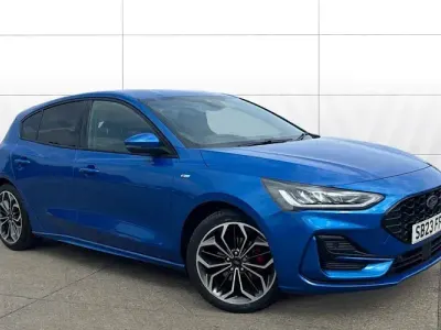 Used Ford Focus ST-Line X 125 HP (91 kW) 2023 Blue Hatchback