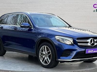 Used Mercedes GLC250 AMG line 204 HP (150 kW) 2018 Blue