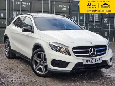 Used Mercedes GLA220 AMG line 177 HP (130 kW) 2016 White SUV