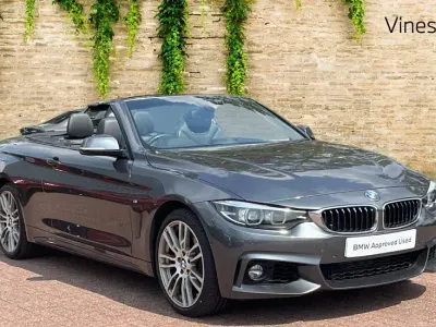 Used BMW 435 M Sport 309 HP (227 kW) 2018 Grey Cabriolet