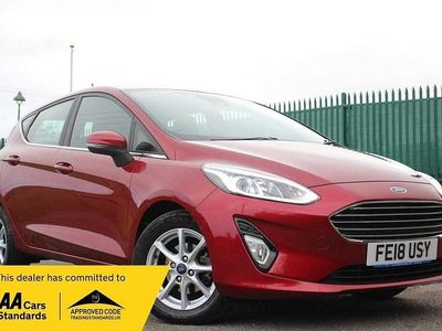 Used Ford Fiesta Zetec 100 HP (73 kW) 2018 Red Hatchback