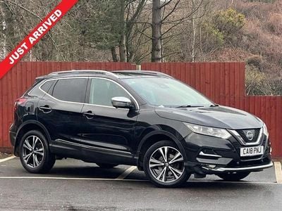 Used Nissan Qashqai N-Connecta 115 HP (84 kW) 2018 Black SUV