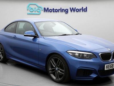 Used BMW 218 M Sport 136 HP (100 kW) 2019 Blue Coupe