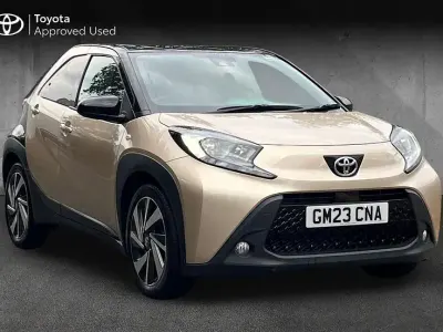Used Toyota Aygo X 71 HP (52 kW) 2023 Ginger beige with black SUV