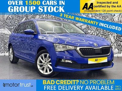 Blue Used 2020 Skoda Scala SE L Hatchback | £13,595 (Fair price)